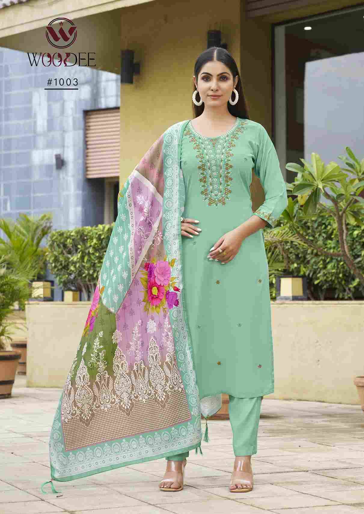 Apsara By Woodee 1001 To 1006 Series Designer Stylish Fancy Colorful Beautiful Party Wear & Ethnic Wear Collection Premium Rayon Dresses At Wholesale Price
