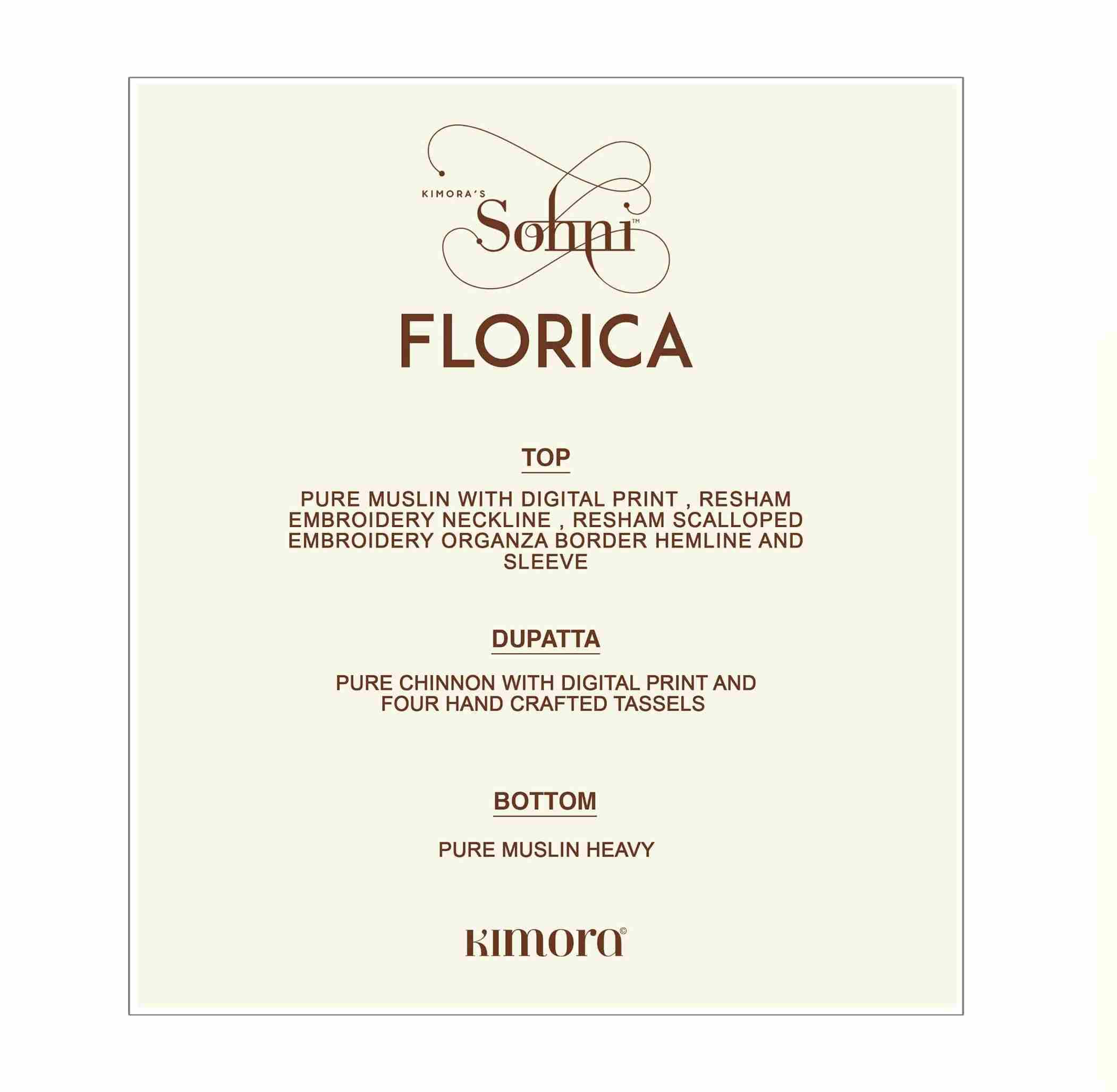 Florica By Sohni 391 To 394 Series Beautiful Suits Colorful Stylish Fancy Casual Wear & Ethnic Wear Pure Muslin Dresses At Wholesale Price