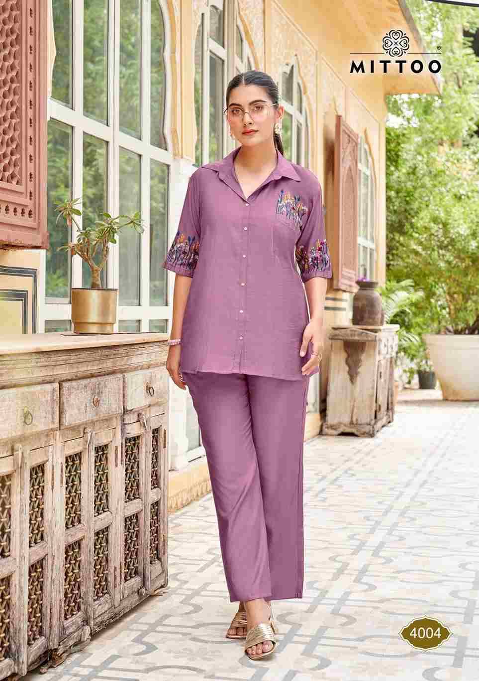 Carnival By Mittoo 4001 To 4006 Series Designer Stylish Fancy Colorful Beautiful Party Wear & Ethnic Wear Collection Viscose Tops With Bottom At Wholesale Price