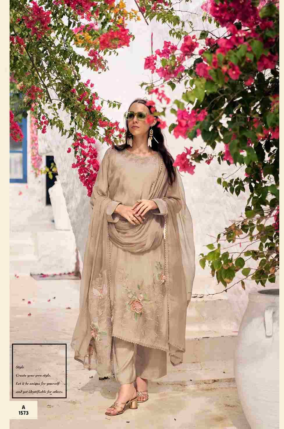 Mahay By Aiqa 1573 To 1578 Series Beautiful Festive Suits Colorful Stylish Fancy Casual Wear & Ethnic Wear Pure Bemberg Muslin Silk With Work Dresses At Wholesale Price