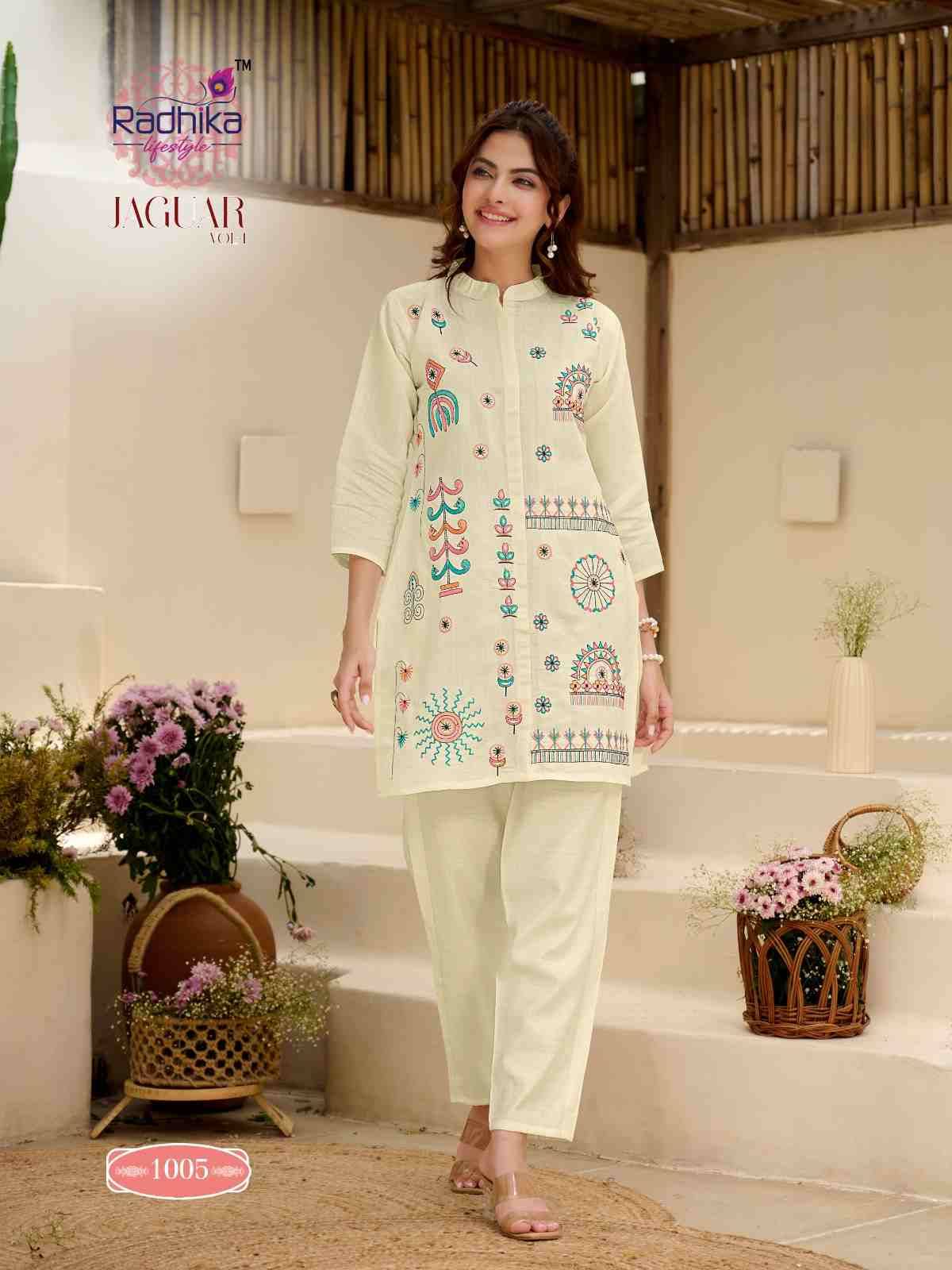 Jaguar Vol-1 By Radhika Lifestyle 1001 To 1006 Series Designer Stylish Fancy Colorful Beautiful Party Wear & Ethnic Wear Collection Vertican Co-Ords At Wholesale Price