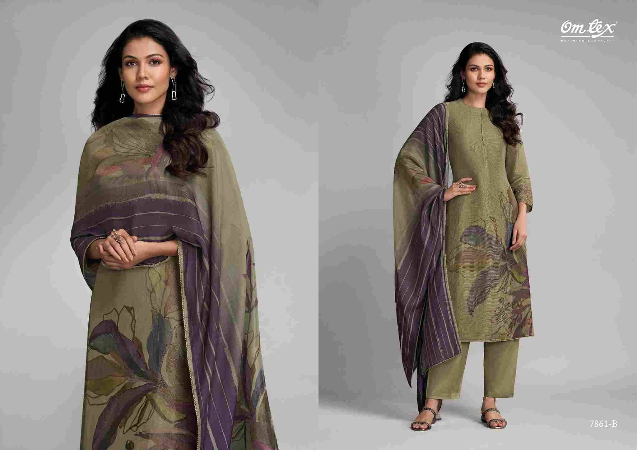 Suit Saga By Om Tex 7861-A To 7861-D Series Beautiful Suits Stylish Fancy Colorful Party Wear & Ethnic Wear Silly Checks Dresses At Wholesale Price
