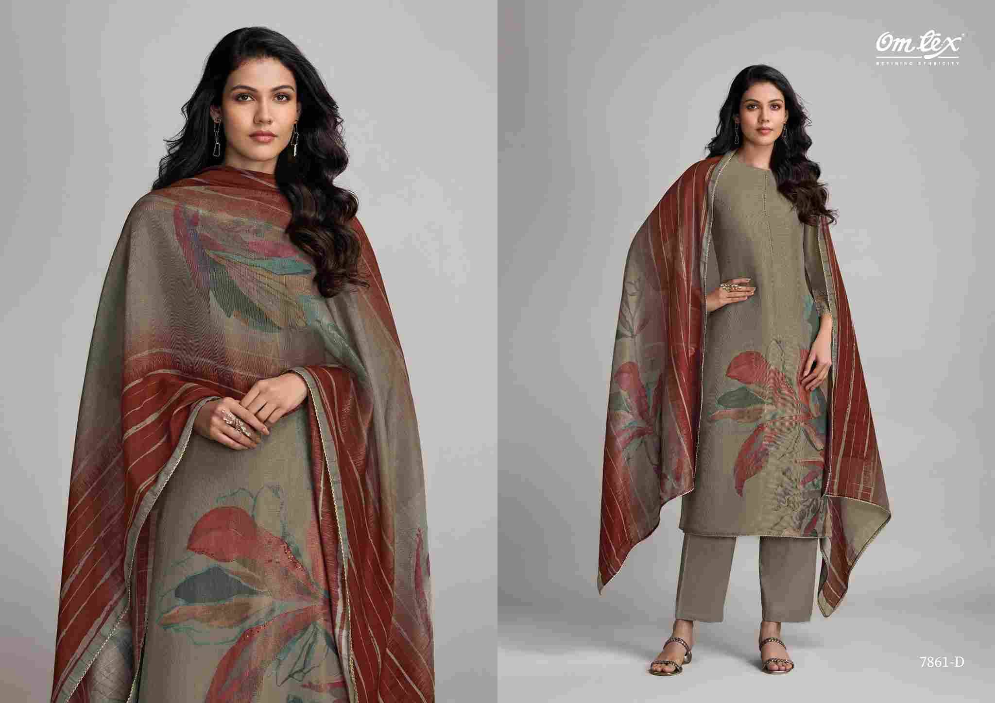 Suit Saga By Om Tex 7861-A To 7861-D Series Beautiful Suits Stylish Fancy Colorful Party Wear & Ethnic Wear Silly Checks Dresses At Wholesale Price