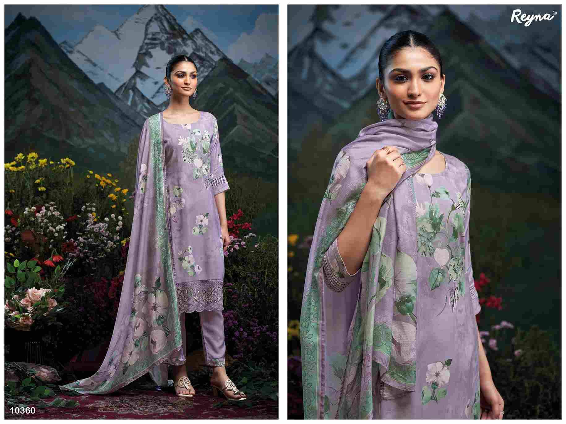 Miele By Reyna 10360 To 10363 Series Designer Stylish Fancy Colorful Beautiful Party Wear & Ethnic Wear Collection Bemberg Silk Tops At Wholesale Price