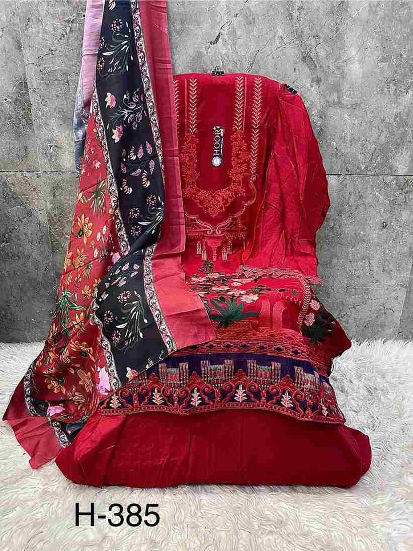 Hoor Tex Hit Design H-385 By Hoor Tex Designer Festive Pakistani Suits Collection Beautiful Stylish Fancy Colorful Party Wear & Occasional Wear Rayon With Embroidered Dresses At Wholesale Price