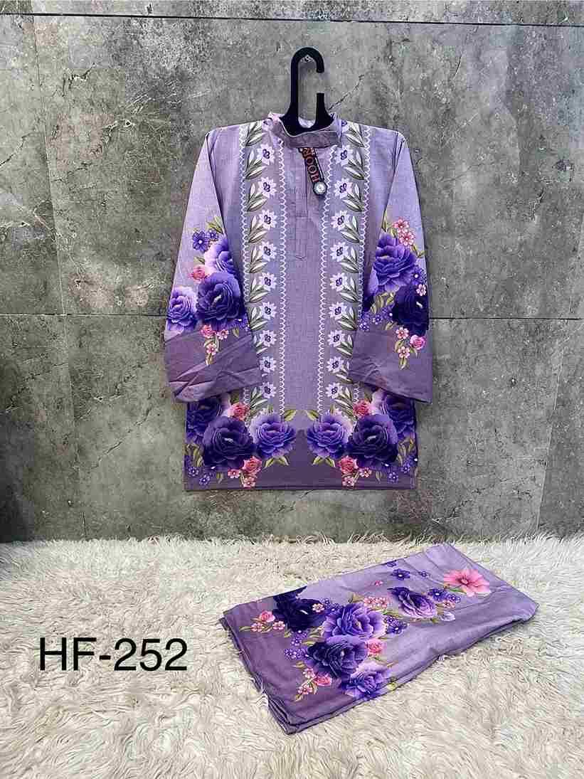 Hoor Tex HF-246 Series By Hoor Tex HF-246 to HF-260 Series Designer Stylish Fancy Colorful Beautiful Casual Wear & Ethnic Wear Imported Cotton/Satin Co-Ord At Wholesale Price