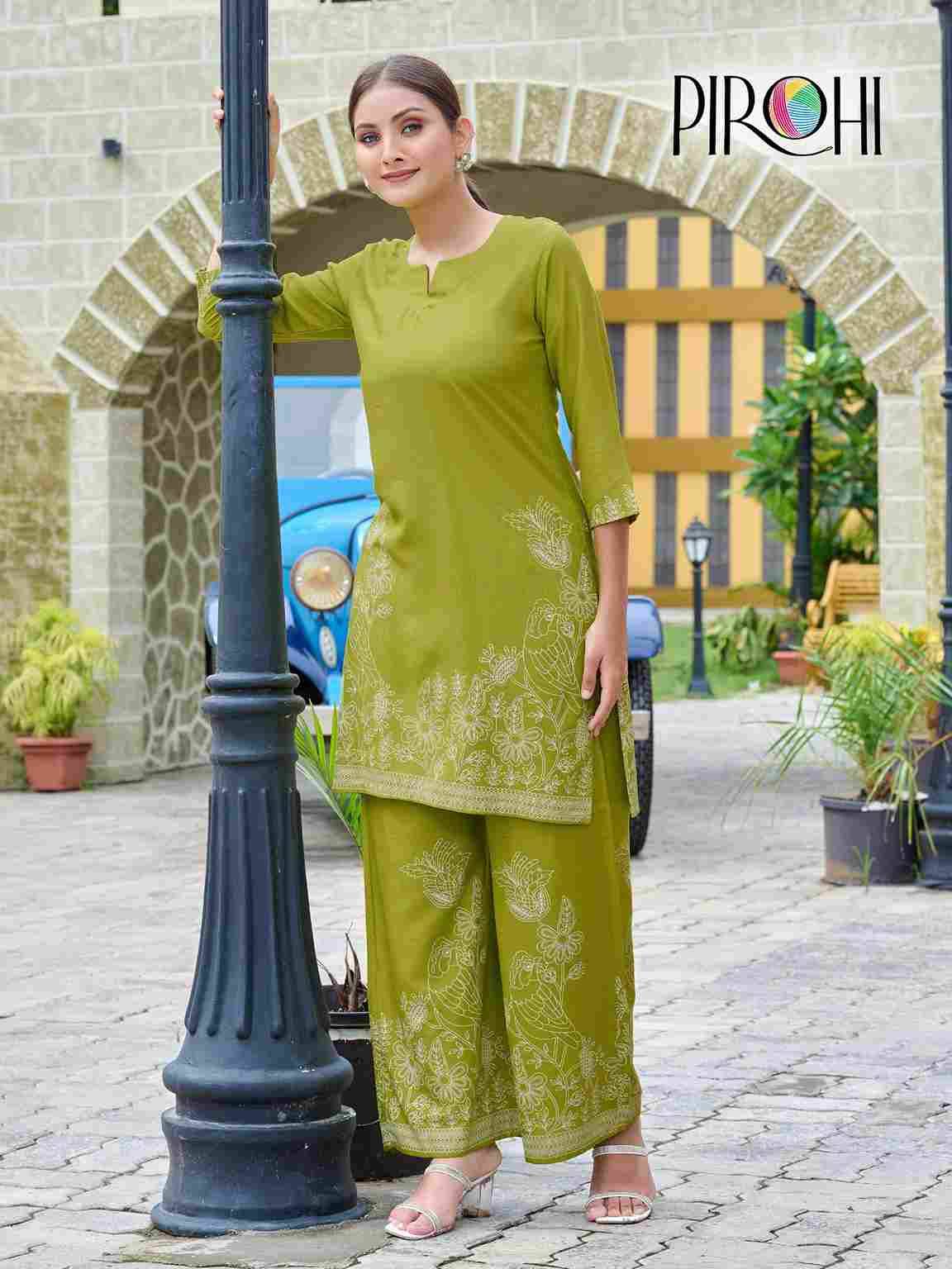 Kit Kat By Pirohi Combo Set 1001 To 1014 Series Designer Stylish Fancy Colorful Beautiful Party Wear & Ethnic Wear Collection Rayon Slub Co-Ords At Wholesale Price