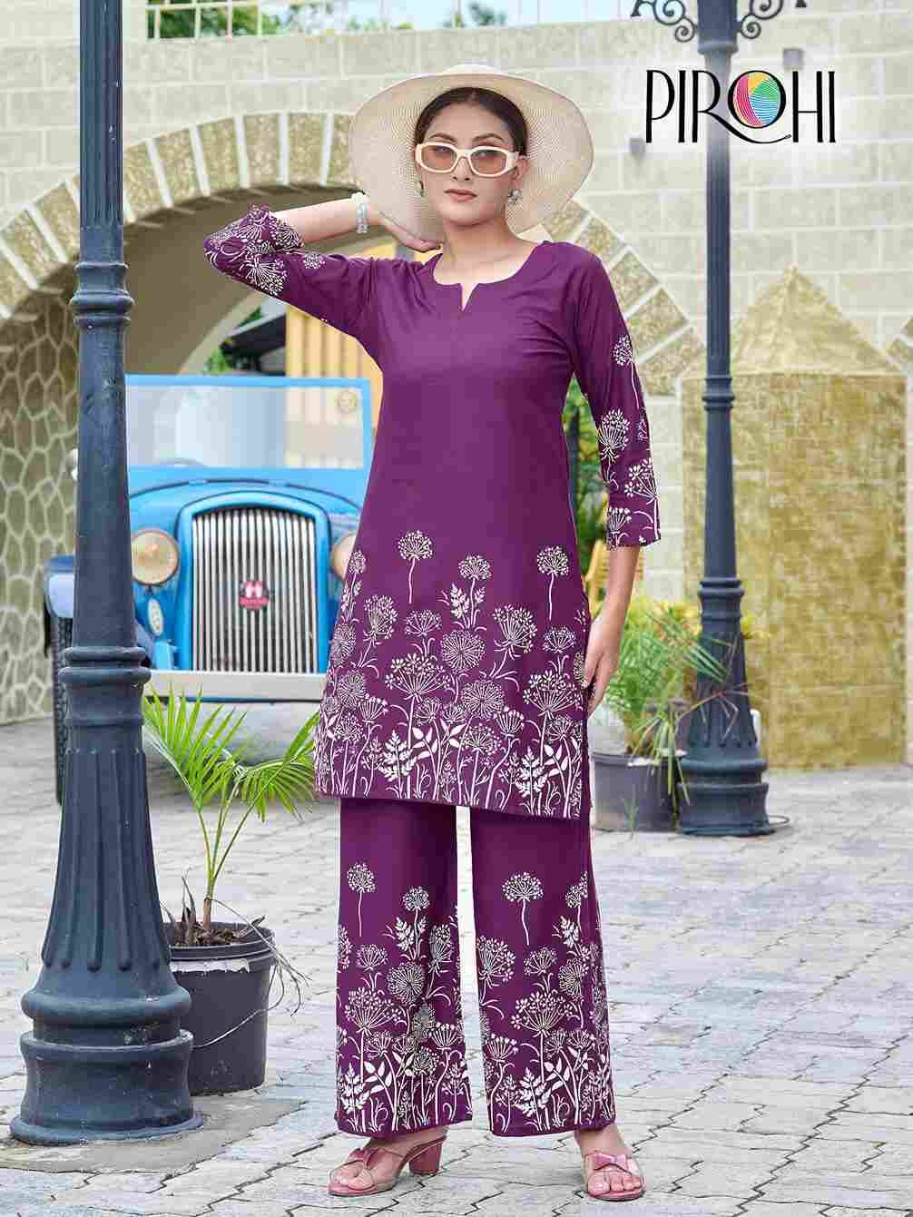 Kit Kat By Pirohi Combo Set 1001 To 1014 Series Designer Stylish Fancy Colorful Beautiful Party Wear & Ethnic Wear Collection Rayon Slub Co-Ords At Wholesale Price