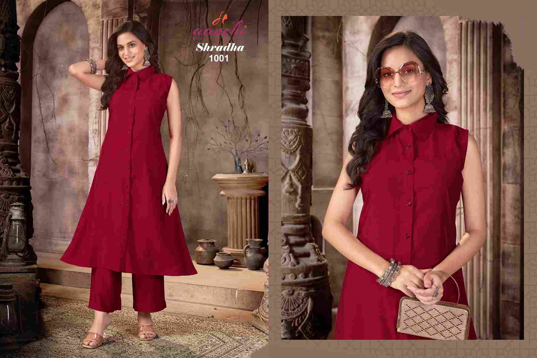 Shradha By Aanchi 1001 To 1004 Series Designer Stylish Fancy Colorful Beautiful Party Wear & Ethnic Wear Collection Vatican Co-Ord At Wholesale Price