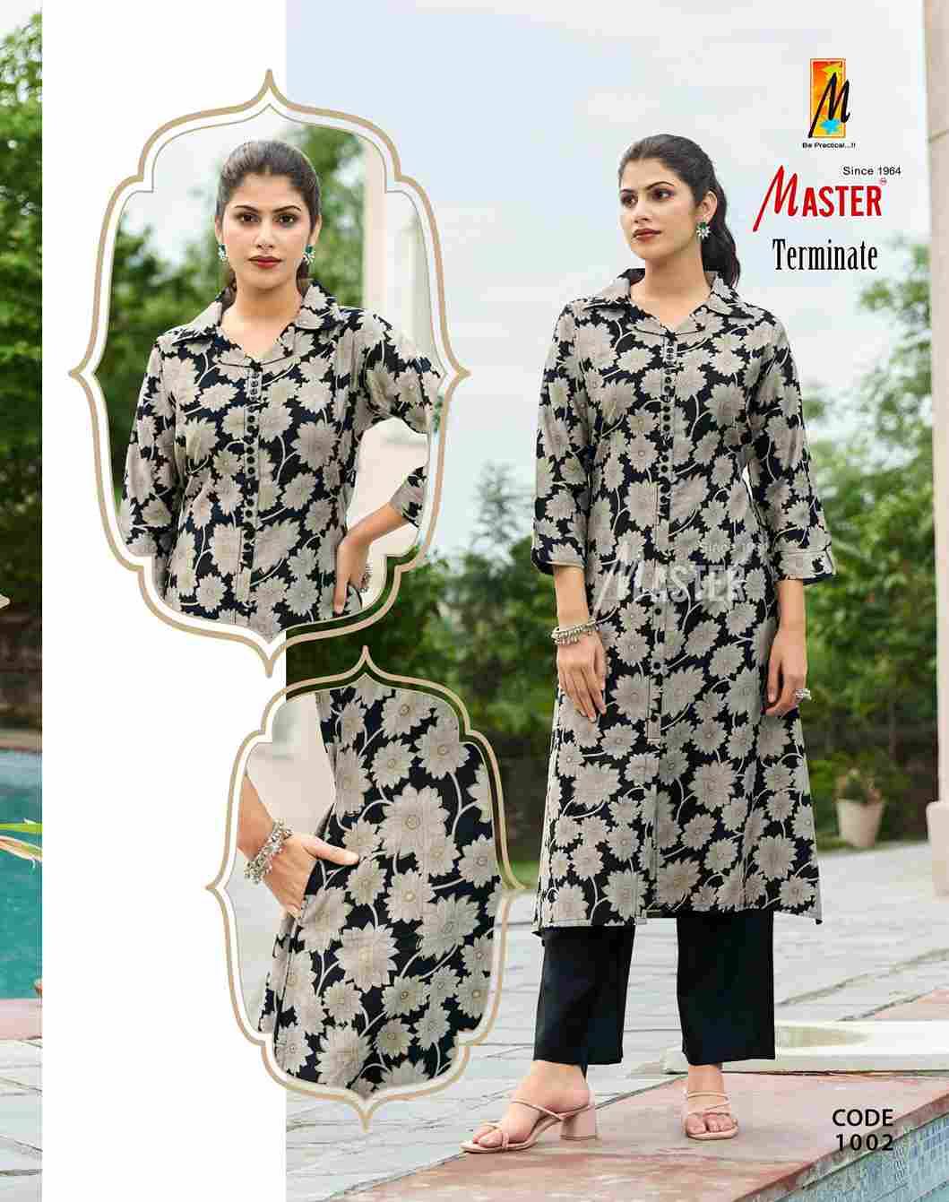 Terminate By Master 1001 To 1008 Series Designer Stylish Fancy Colorful Beautiful Party Wear & Ethnic Wear Collection Vatican Co-Ord At Wholesale Price