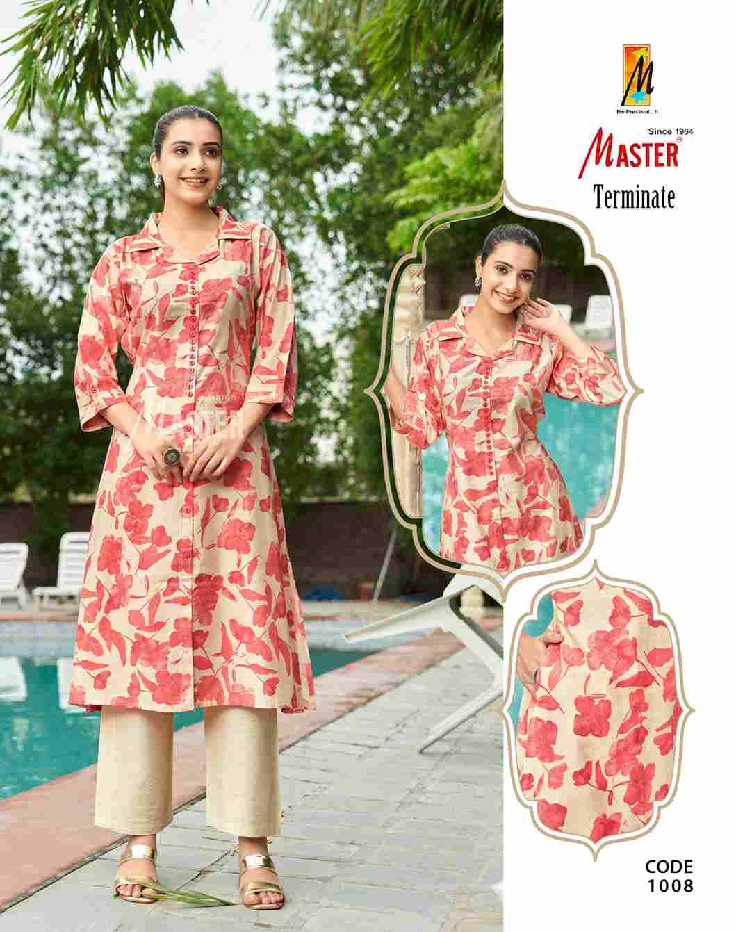 Terminate By Master 1001 To 1008 Series Designer Stylish Fancy Colorful Beautiful Party Wear & Ethnic Wear Collection Vatican Co-Ord At Wholesale Price