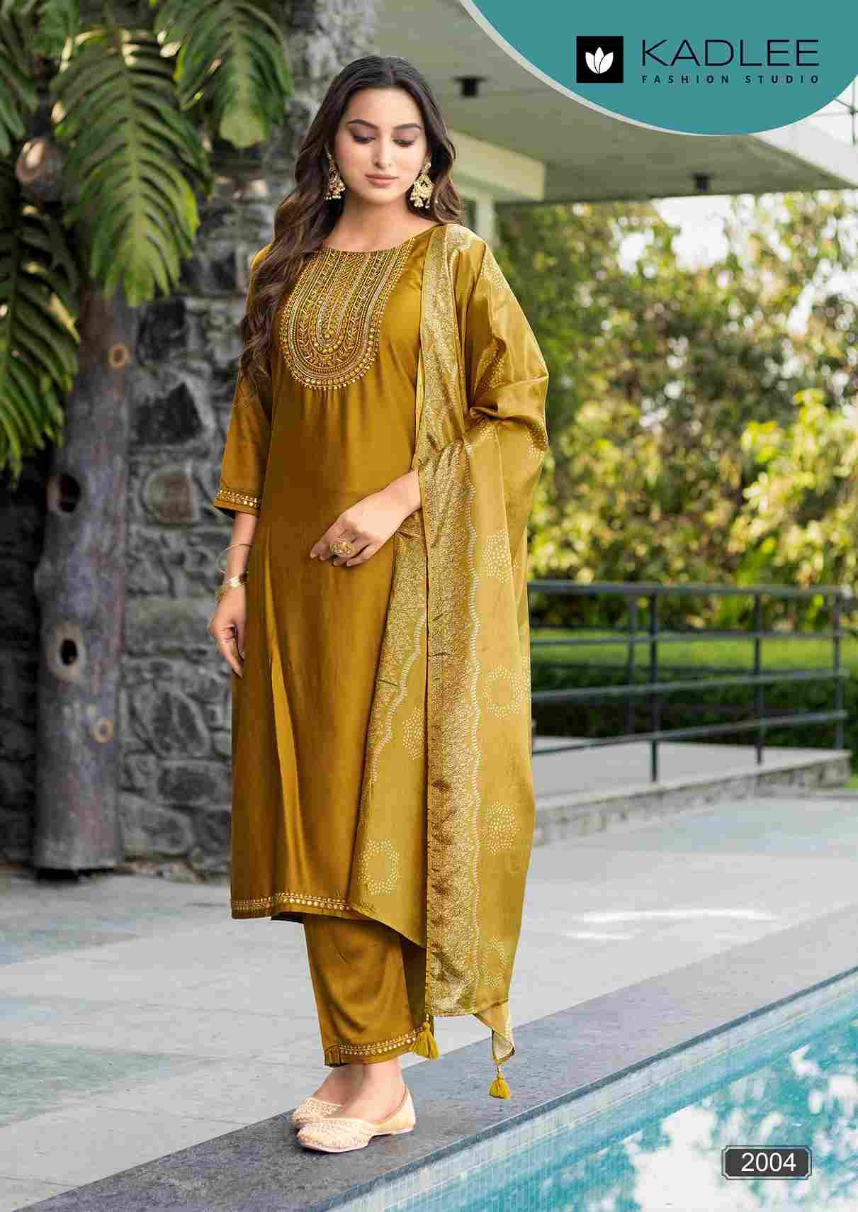 Fitoor By Kadlee 2001 To 2006 Series Beautiful Festive Suits Colorful Stylish Fancy Casual Wear & Ethnic Wear Silk With Work Dresses At Wholesale Price