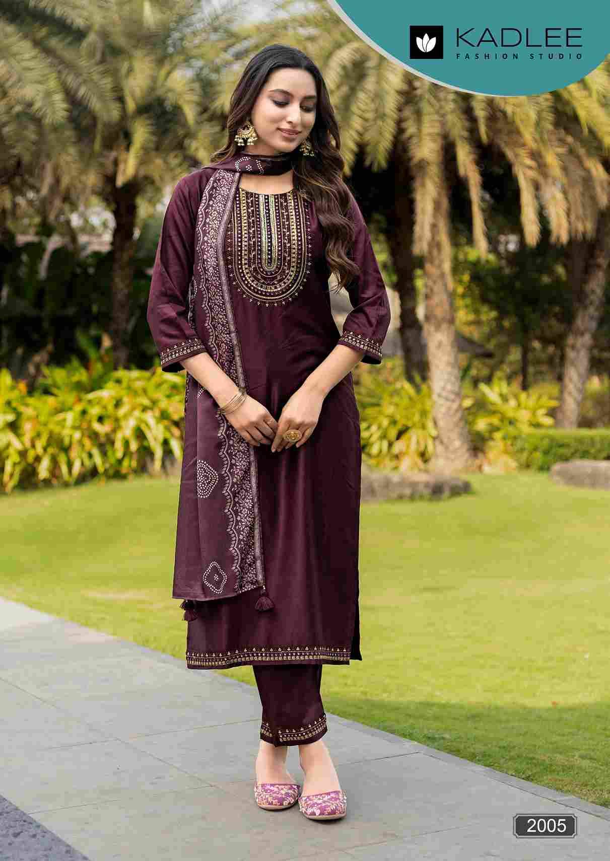 Fitoor By Kadlee 2001 To 2006 Series Beautiful Festive Suits Colorful Stylish Fancy Casual Wear & Ethnic Wear Silk With Work Dresses At Wholesale Price