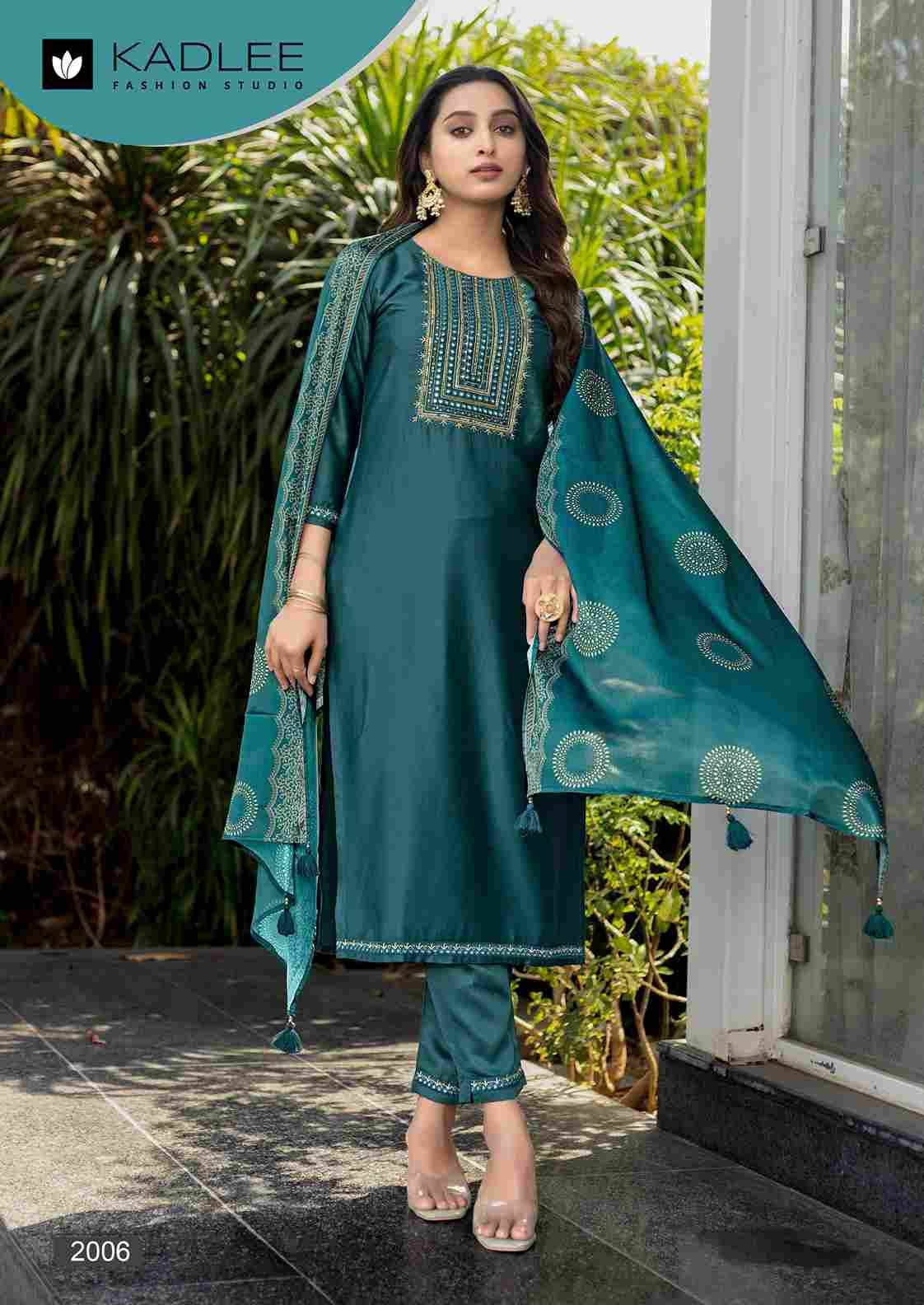 Fitoor By Kadlee 2001 To 2006 Series Beautiful Festive Suits Colorful Stylish Fancy Casual Wear & Ethnic Wear Silk With Work Dresses At Wholesale Price