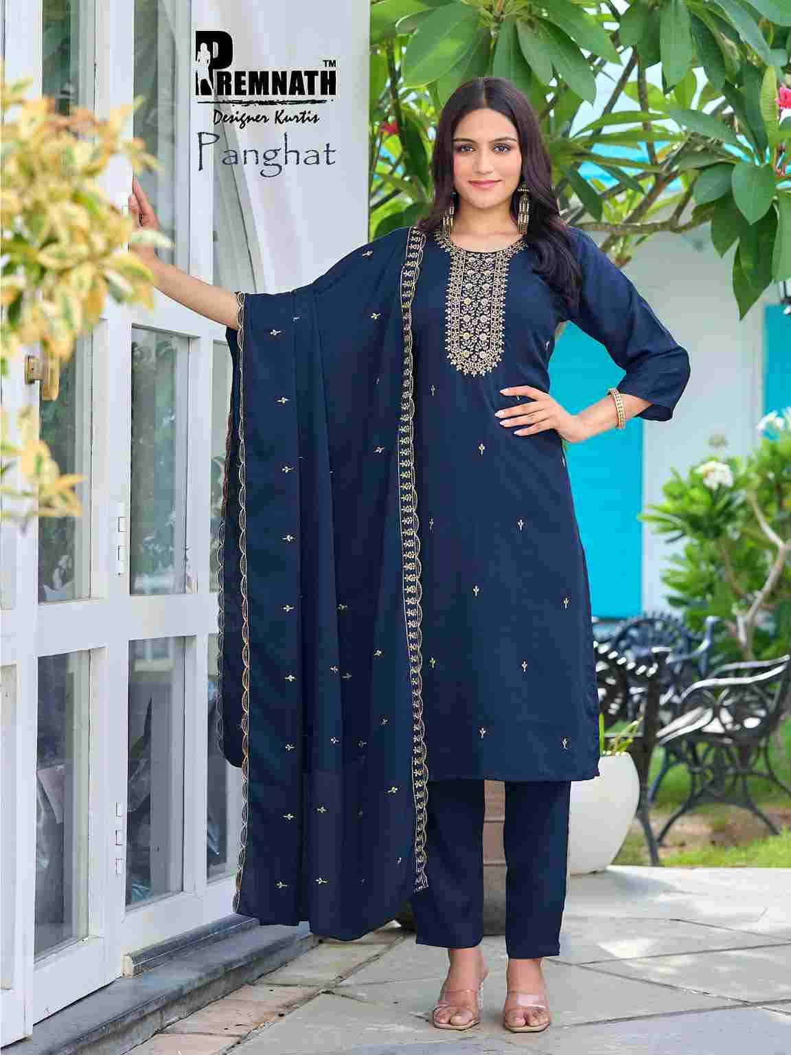 Panghat By Premnath 1001 To 1008 Series Beautiful Festive Suits Colorful Stylish Fancy Casual Wear & Ethnic Wear Fancy Dresses At Wholesale Price