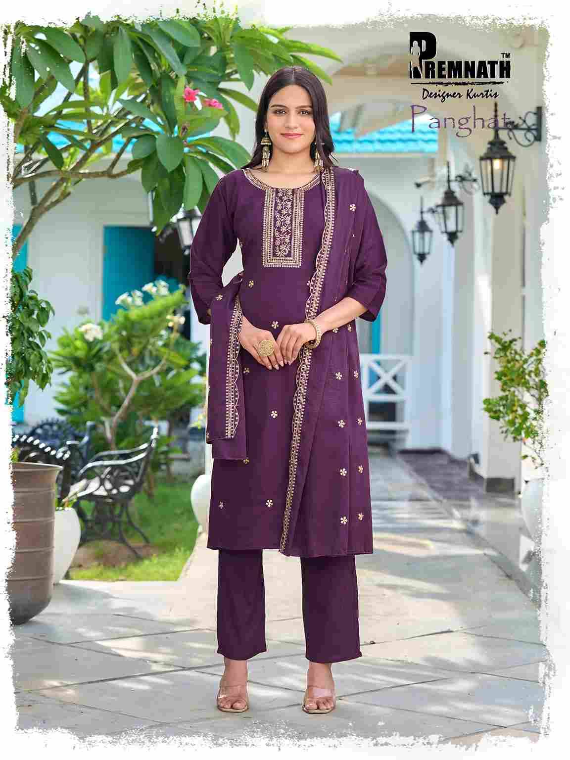 Panghat By Premnath 1001 To 1008 Series Beautiful Festive Suits Colorful Stylish Fancy Casual Wear & Ethnic Wear Fancy Dresses At Wholesale Price