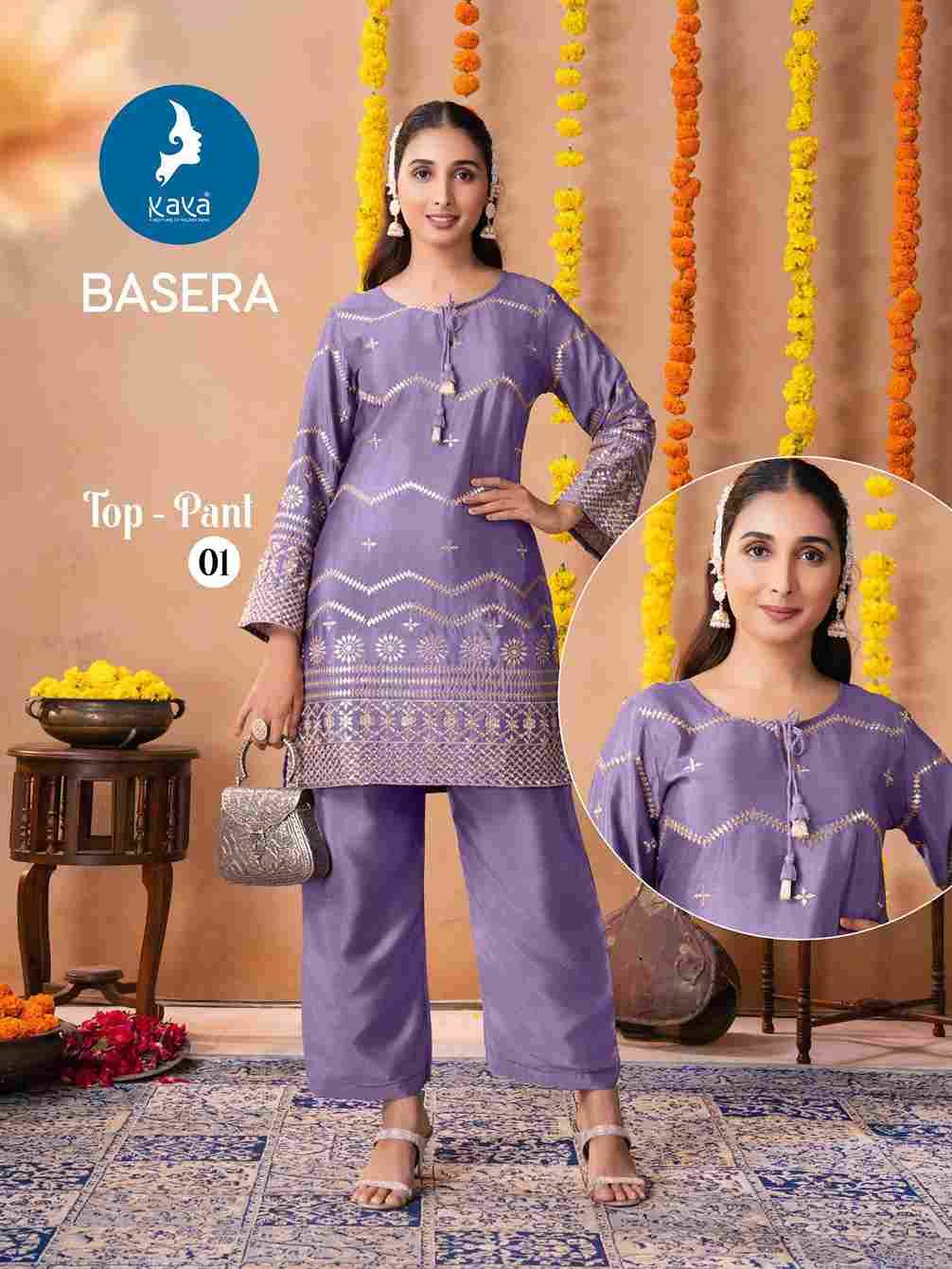 Basera By Kaya 01 To 06 Series Designer Stylish Fancy Colorful Beautiful Party Wear & Ethnic Wear Collection Chinnon Co-Ord At Wholesale Price