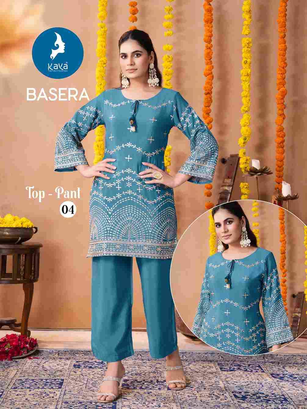 Basera By Kaya 01 To 06 Series Designer Stylish Fancy Colorful Beautiful Party Wear & Ethnic Wear Collection Chinnon Co-Ord At Wholesale Price