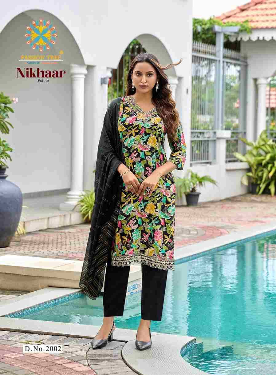 Nikhaar Vol-2 By Passion Tree 2001 To 2008 Series Beautiful Stylish Festive Suits Fancy Colorful Casual Wear & Ethnic Wear & Ready To Wear Rayon Foil Dresses At Wholesale Price