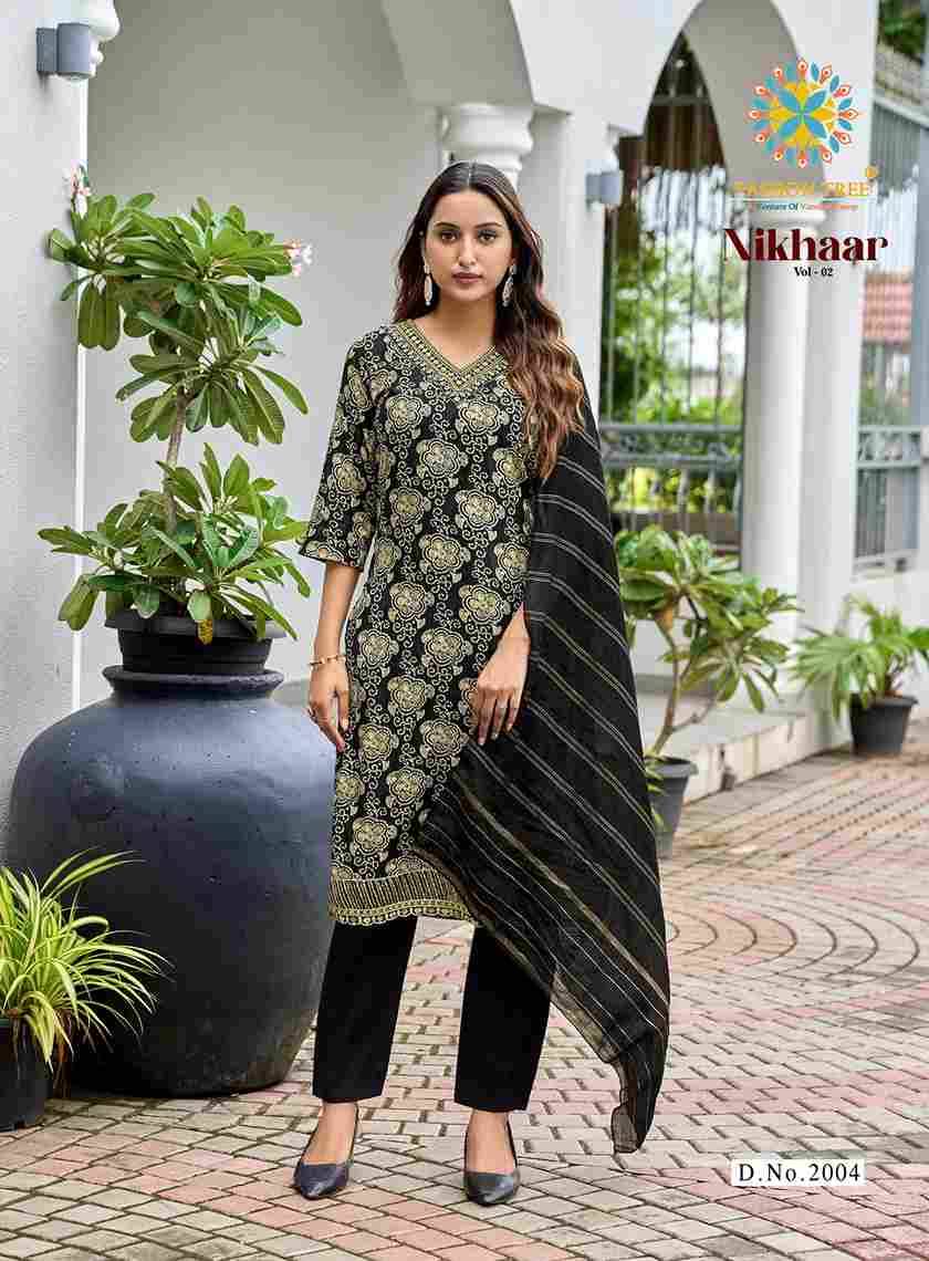 Nikhaar Vol-2 By Passion Tree 2001 To 2008 Series Beautiful Stylish Festive Suits Fancy Colorful Casual Wear & Ethnic Wear & Ready To Wear Rayon Foil Dresses At Wholesale Price