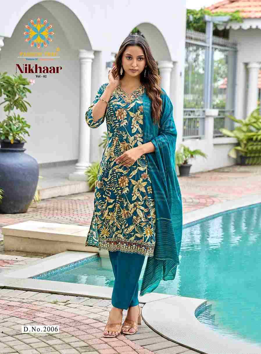 Nikhaar Vol-2 By Passion Tree 2001 To 2008 Series Beautiful Stylish Festive Suits Fancy Colorful Casual Wear & Ethnic Wear & Ready To Wear Rayon Foil Dresses At Wholesale Price