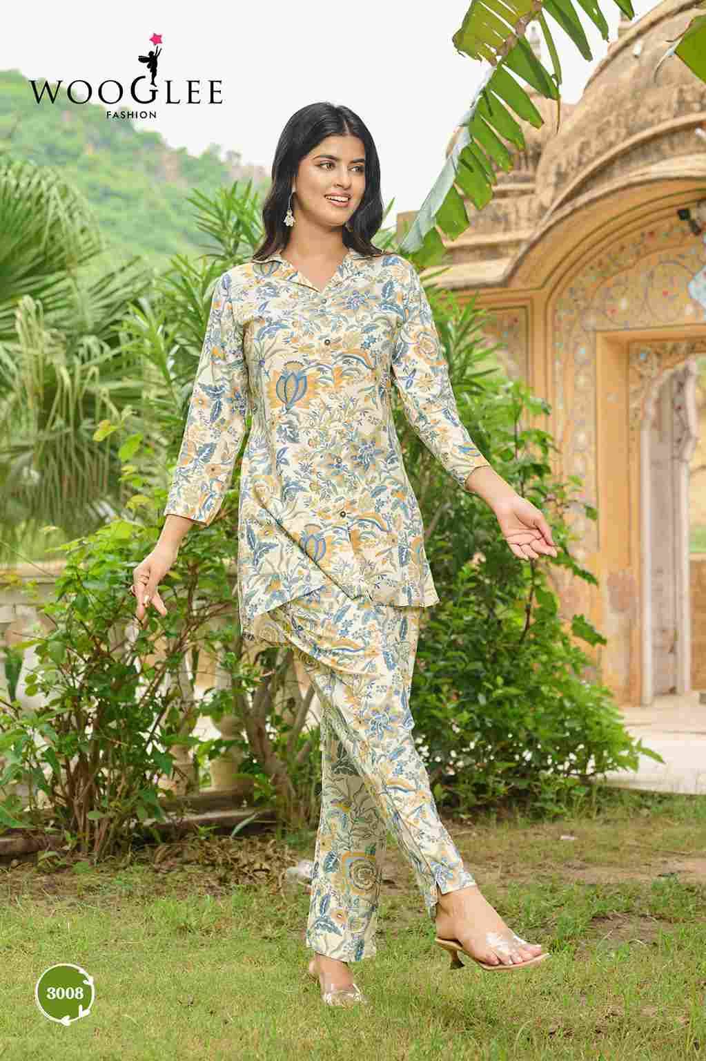 Rolex Vol-2 By Wooglee 3007 To 3012 Series Designer Stylish Fancy Colorful Beautiful Party Wear & Ethnic Wear Collection Heavy Rayon Co-Ord At Wholesale Price