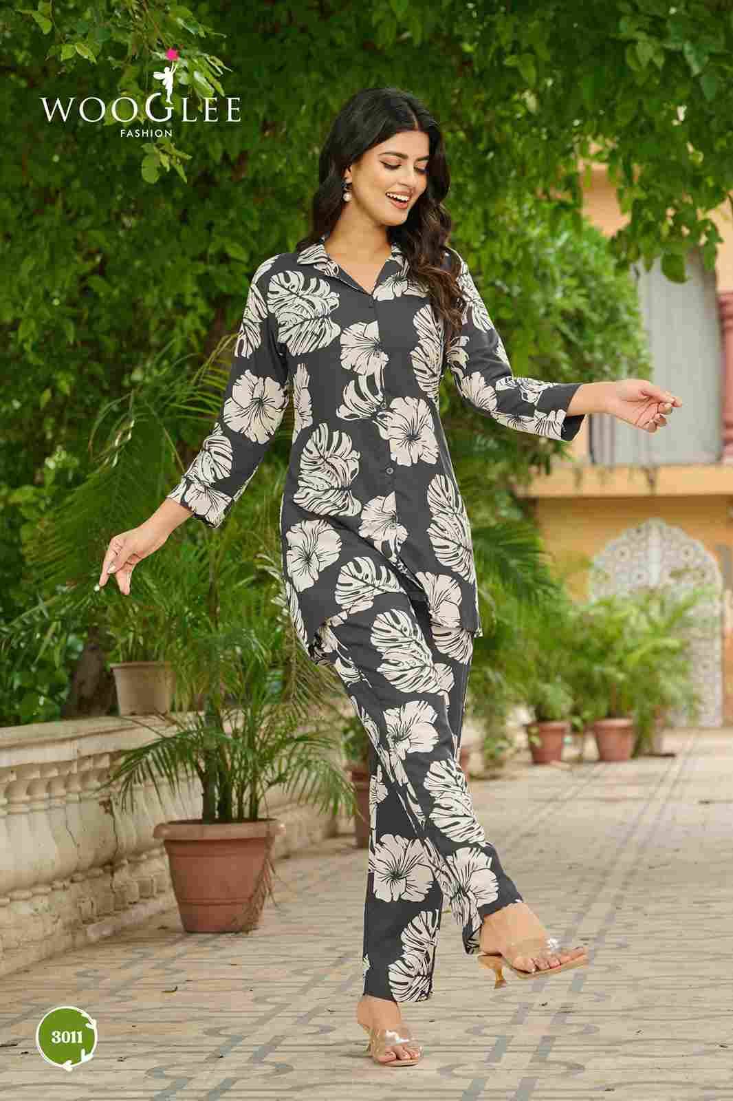 Rolex Vol-2 By Wooglee 3007 To 3012 Series Designer Stylish Fancy Colorful Beautiful Party Wear & Ethnic Wear Collection Heavy Rayon Co-Ord At Wholesale Price