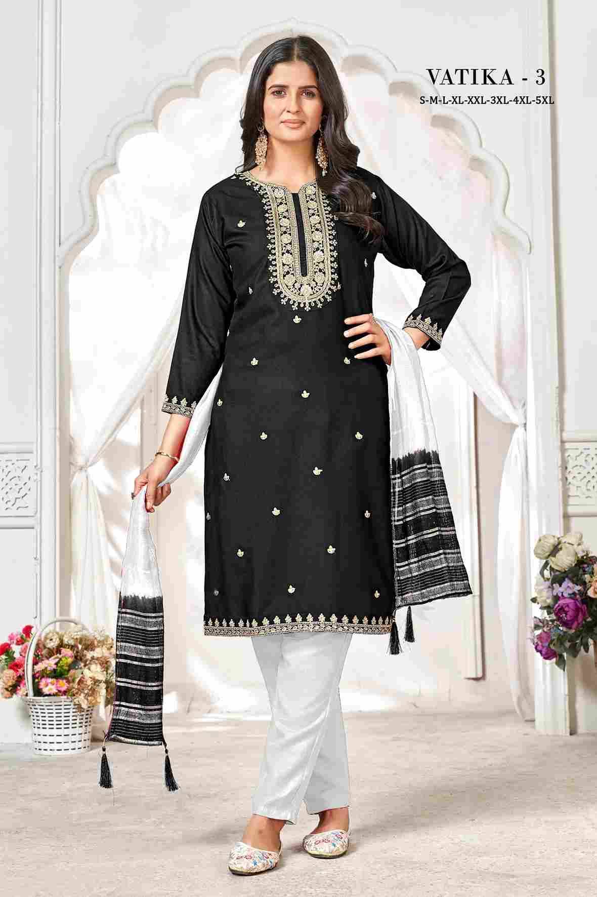 Vatika Vol-3 By Fashid Wholesale 1001 To 1006 Series Beautiful Stylish Festive Suits Fancy Colorful Casual Wear & Ethnic Wear & Ready To Wear Pure Rayon Dresses At Wholesale Price