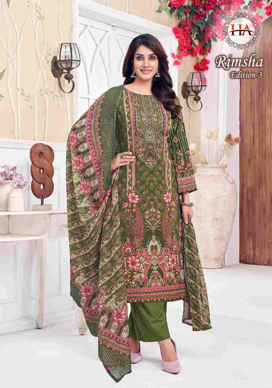 Rimsha Vol-3 By Harshit Fashion Hub 2064-879-01 To 2064-879-08 Series Beautiful Festive Suits Stylish Fancy Colorful Casual Wear & Ethnic Wear Pure Viscose Rayon Dresses At Wholesale Price