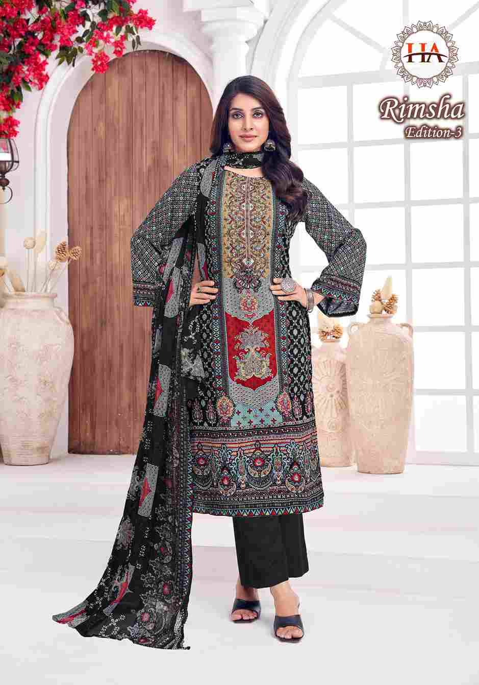 Rimsha Vol-3 By Harshit Fashion Hub 2064-879-01 To 2064-879-08 Series Beautiful Festive Suits Stylish Fancy Colorful Casual Wear & Ethnic Wear Pure Viscose Rayon Dresses At Wholesale Price