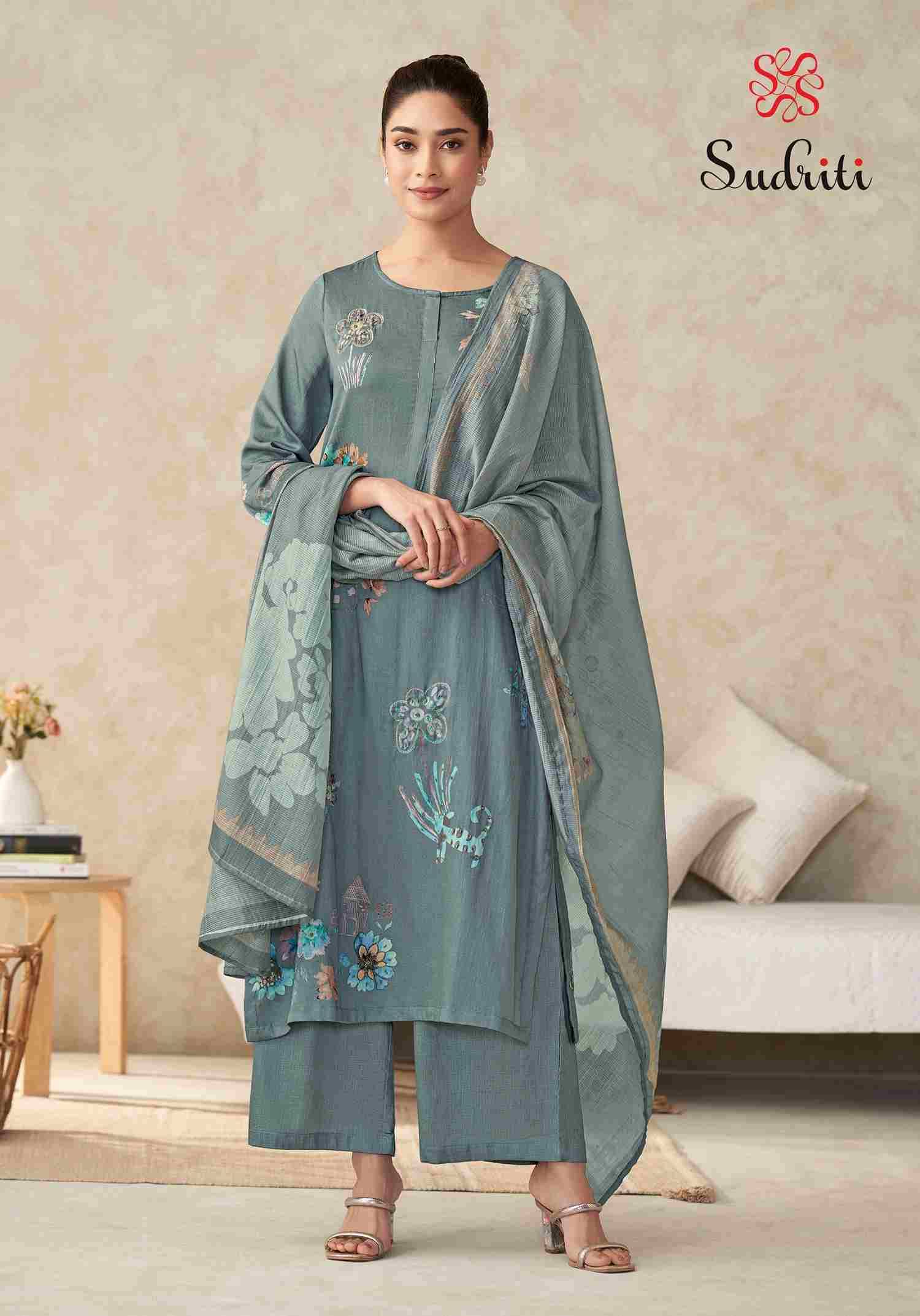 Suhani By Sudriti Beautiful Stylish Festive Suits Fancy Colorful Casual Wear & Ethnic Wear & Ready To Wear Satin Print Dresses At Wholesale Price