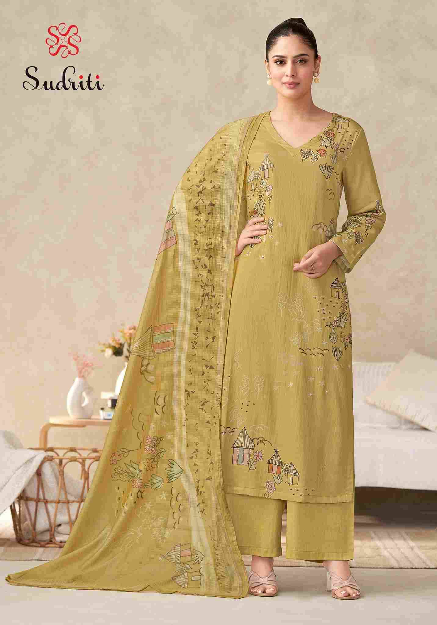 Suhani By Sudriti Beautiful Stylish Festive Suits Fancy Colorful Casual Wear & Ethnic Wear & Ready To Wear Satin Print Dresses At Wholesale Price