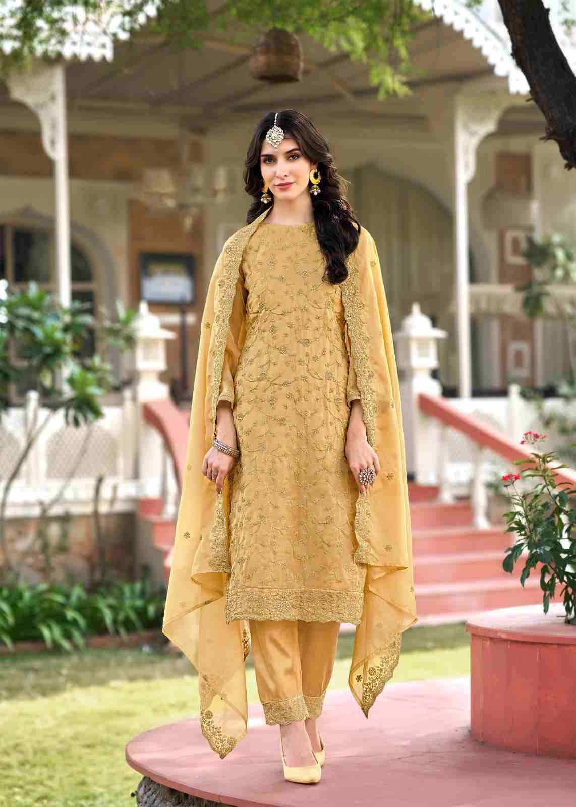 Rumi By Bela Fashion 8055 To 8060 Series Beautiful Suits Colorful Stylish Fancy Casual Wear & Ethnic Wear Organza Dresses At Wholesale Price