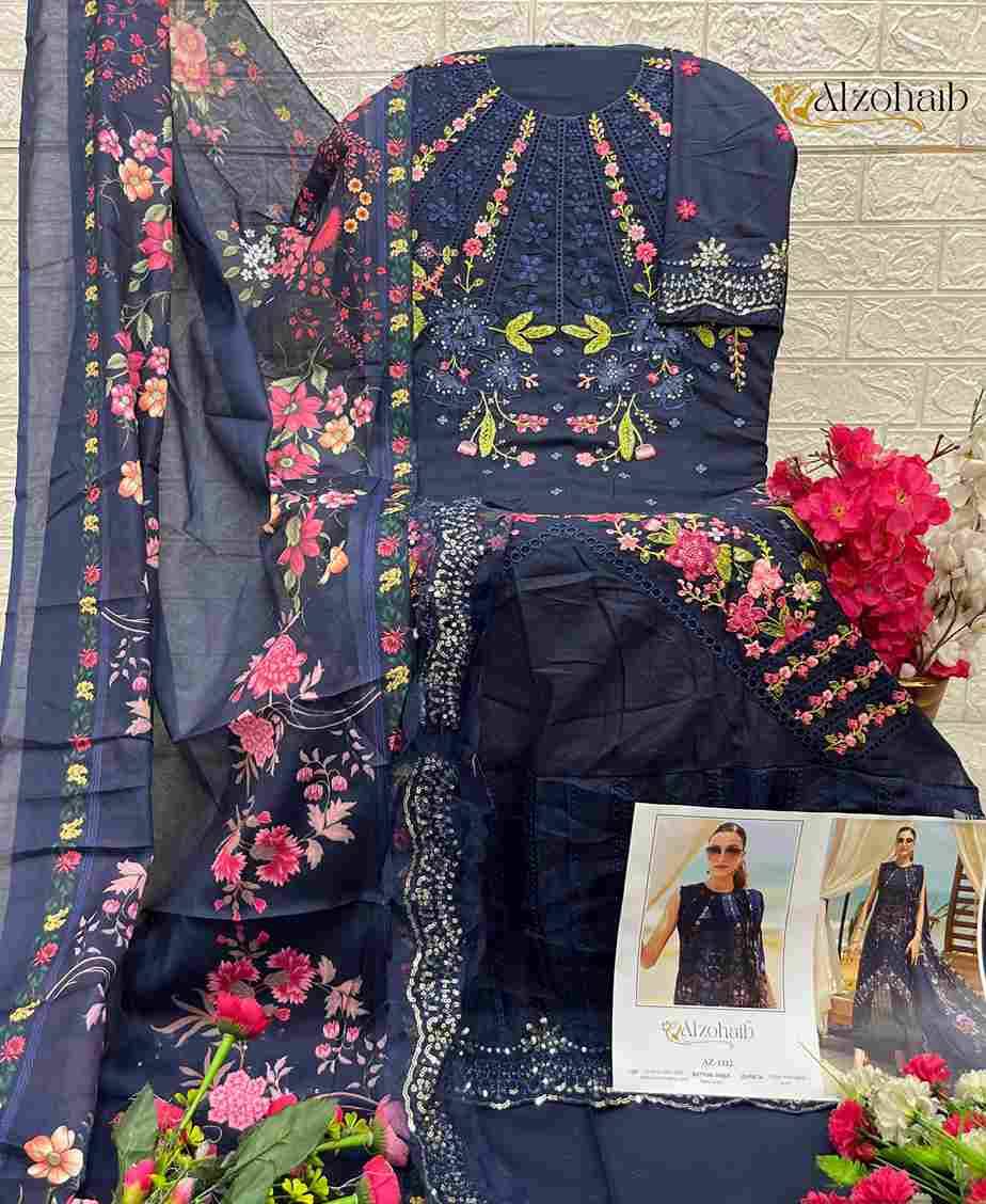Aarzoo Vol-2 By Alzohaib 1311 To 1314 Series Beautiful Pakistani Suits Stylish Fancy Colorful Party Wear & Occasional Wear Cambric Cotton Print Dresses At Wholesale Price