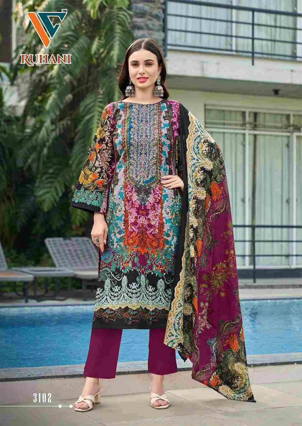 Ruhani Vol-31 By Vandana Creation 3101 To 3108 Series Beautiful Festive Suits Stylish Fancy Colorful Casual Wear & Ethnic Wear Cotton Print Dresses At Wholesale Price