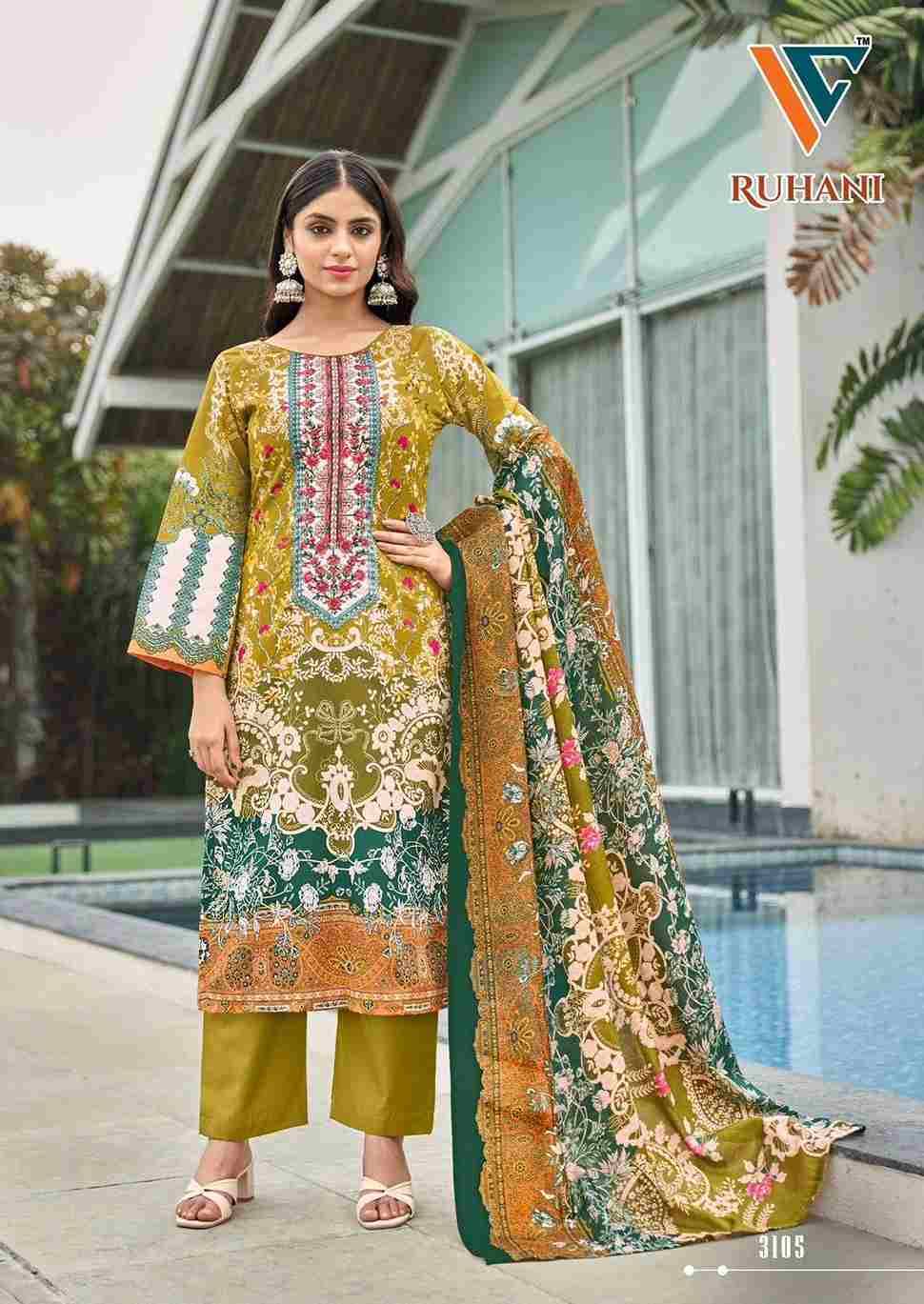 Ruhani Vol-31 By Vandana Creation 3101 To 3108 Series Beautiful Festive Suits Stylish Fancy Colorful Casual Wear & Ethnic Wear Cotton Print Dresses At Wholesale Price