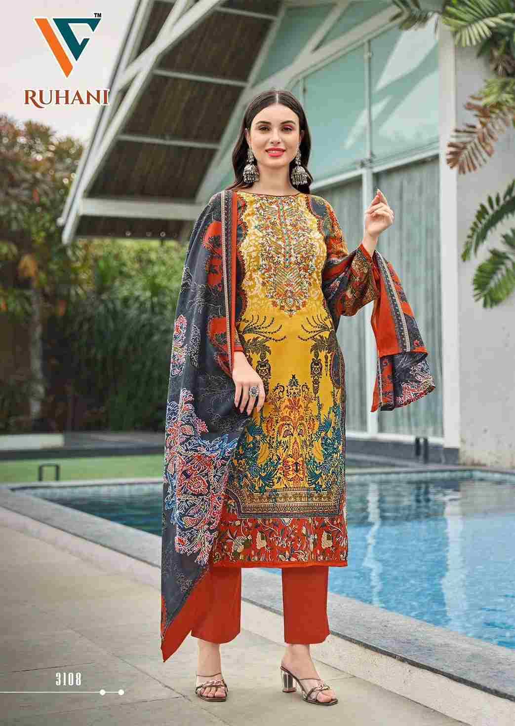 Ruhani Vol-31 By Vandana Creation 3101 To 3108 Series Beautiful Festive Suits Stylish Fancy Colorful Casual Wear & Ethnic Wear Cotton Print Dresses At Wholesale Price