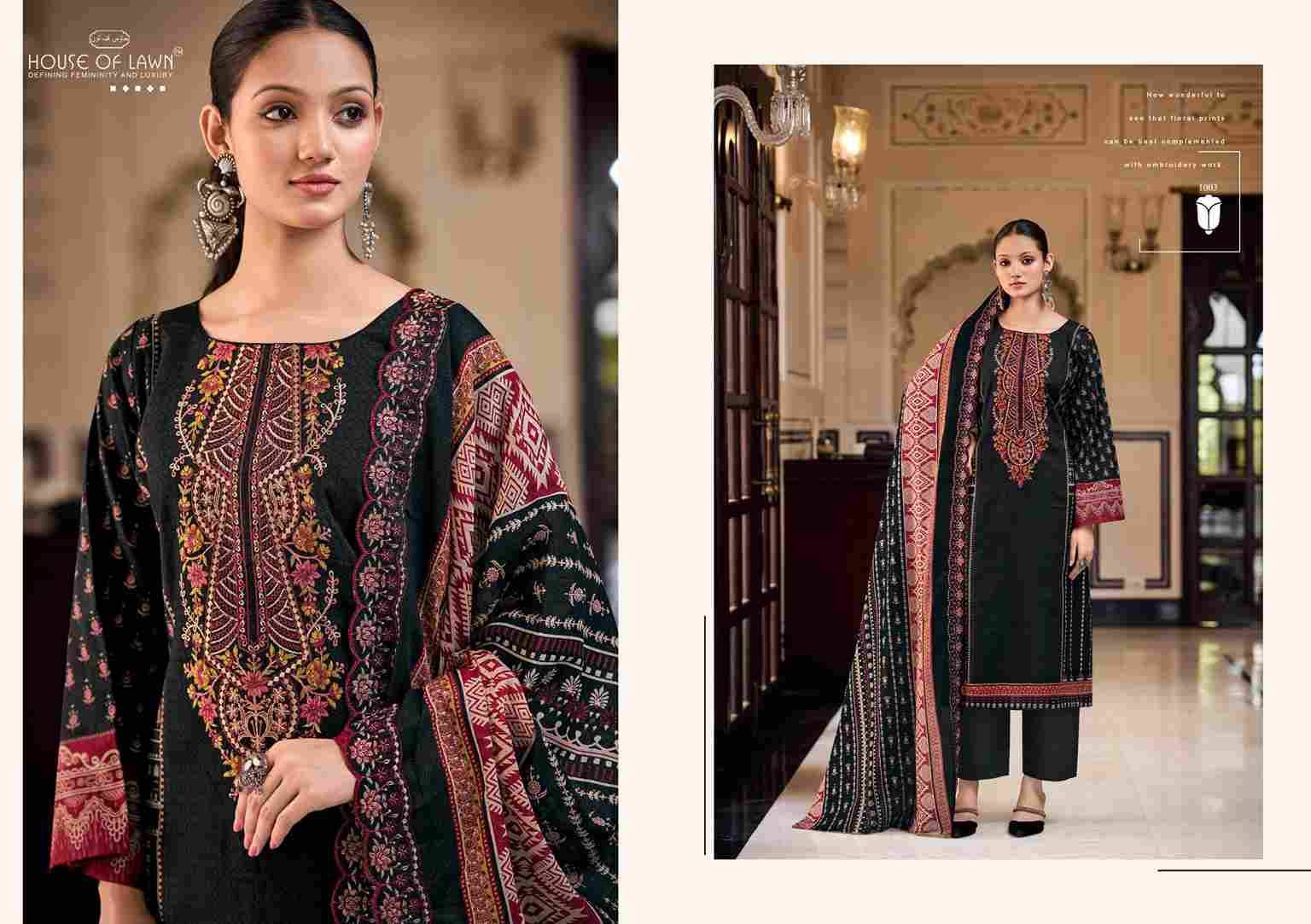 Bin Saeed By House Of Lawn 1001 To 1008 Series Beautiful Festive Suits Stylish Fancy Colorful Casual Wear & Ethnic Wear Pure Cotton Print Dresses At Wholesale Price