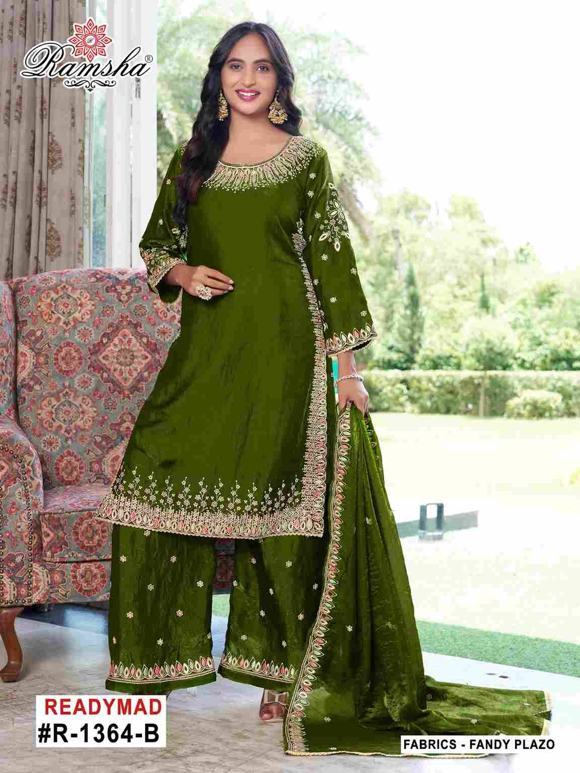 Ramsha 1364 Colours By Ramsha 1364-A To 1364-D Series Designer Pakistani Suits Beautiful Fancy Colorful Stylish Party Wear & Occasional Wear Fandy Embroidered Dresses At Wholesale Price