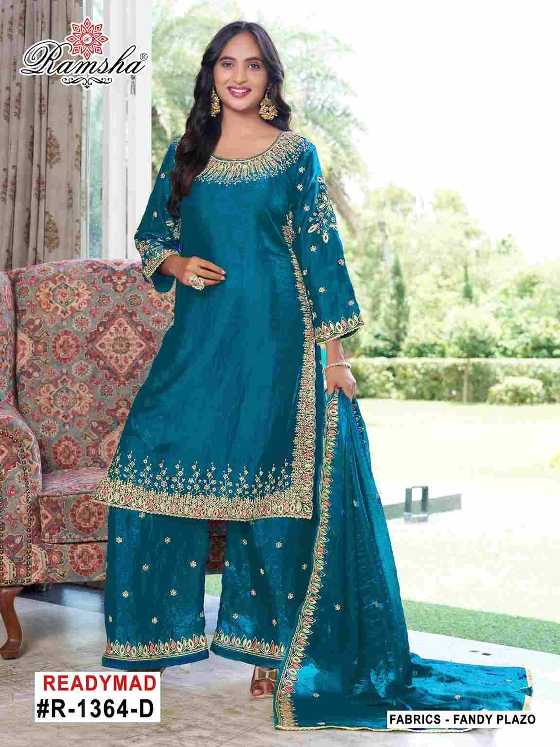 Ramsha 1364 Colours By Ramsha 1364-A To 1364-D Series Designer Pakistani Suits Beautiful Fancy Colorful Stylish Party Wear & Occasional Wear Fandy Embroidered Dresses At Wholesale Price