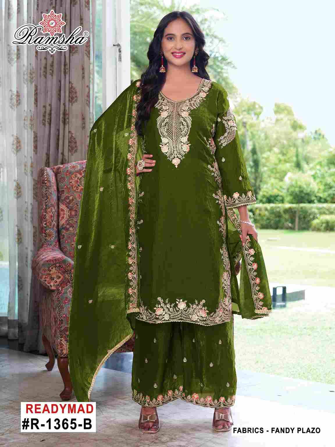 Ramsha 1365 Colours By Ramsha 1365-A To 1365-D Series Designer Pakistani Suits Beautiful Fancy Colorful Stylish Party Wear & Occasional Wear Fandy Embroidered Dresses At Wholesale Price