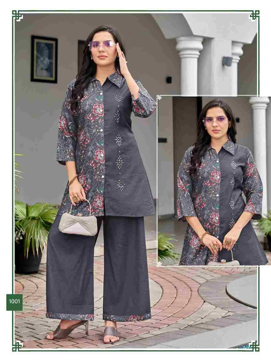 Lily Vol-2 By Sankheswer 1001 To 1006 Series Designer Stylish Fancy Colorful Beautiful Party Wear & Ethnic Wear Collection Vertican Co-Ord At Wholesale Price