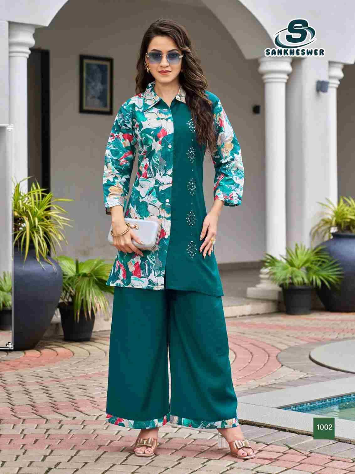 Lily Vol-2 By Sankheswer 1001 To 1006 Series Designer Stylish Fancy Colorful Beautiful Party Wear & Ethnic Wear Collection Vertican Co-Ord At Wholesale Price