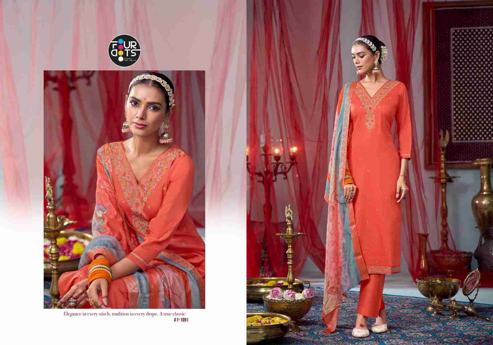Hadlee By Four Dots 1891 To 1894 Series Designer Stylish Fancy Colorful Beautiful Party Wear & Ethnic Wear Collection Jam Cotton Dresses At Wholesale Price