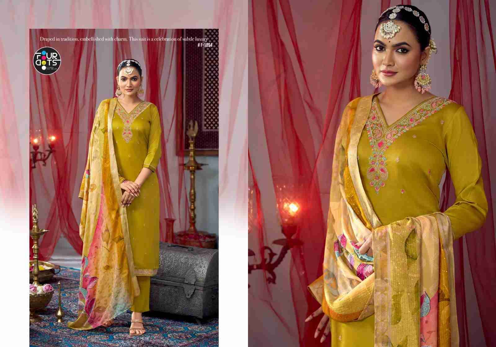 Hadlee By Four Dots 1891 To 1894 Series Designer Stylish Fancy Colorful Beautiful Party Wear & Ethnic Wear Collection Jam Cotton Dresses At Wholesale Price
