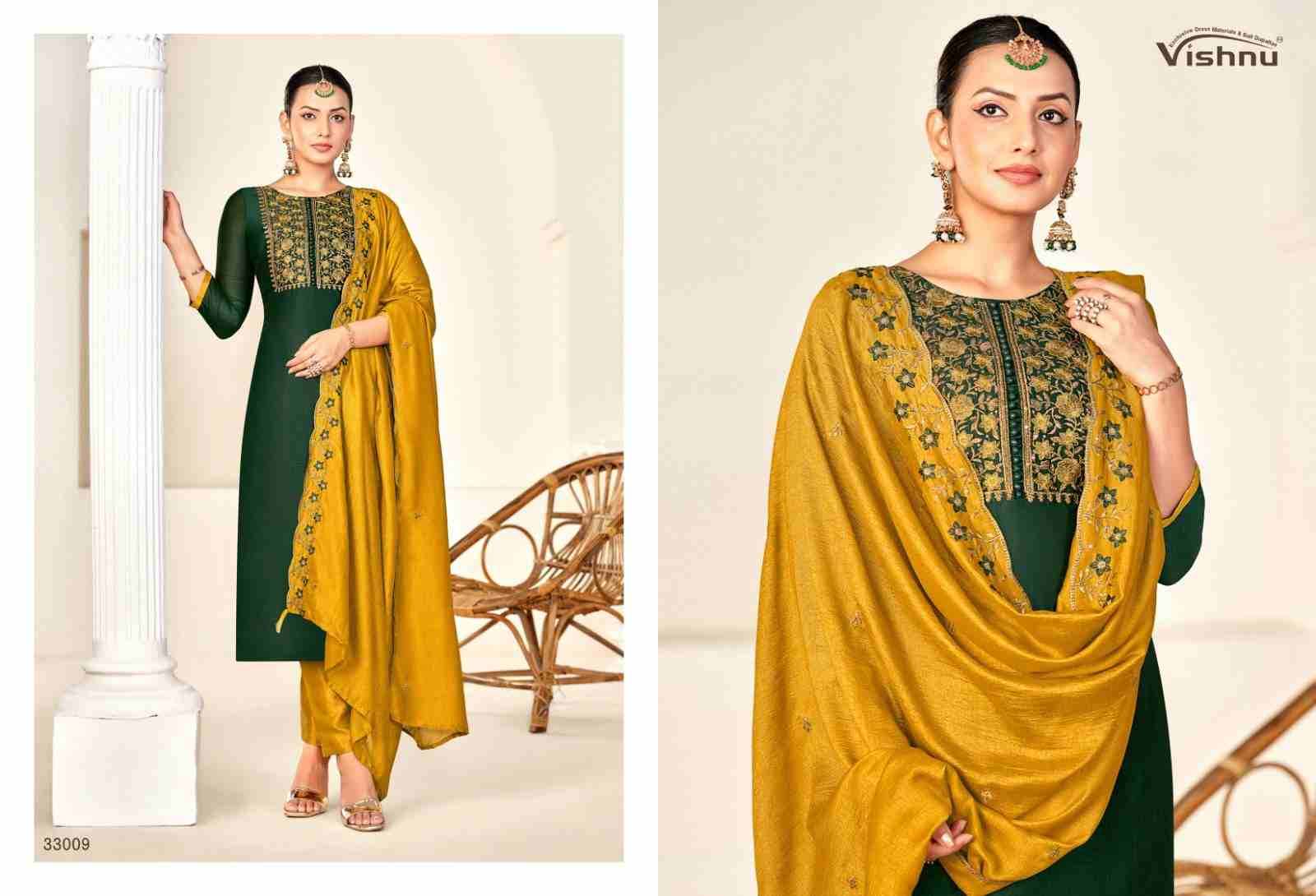 Rameena Vol-3 By Vishnu 33001 To 33012 Series Beautiful Stylish Festive Suits Fancy Colorful Casual Wear & Ethnic Wear & Ready To Wear Vichitra Silk Print Dresses At Wholesale Price