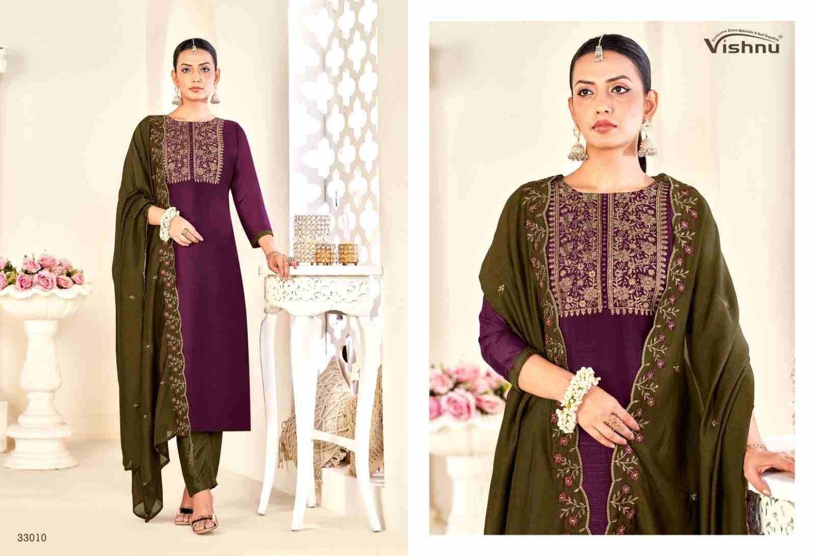 Rameena Vol-3 By Vishnu 33001 To 33012 Series Beautiful Stylish Festive Suits Fancy Colorful Casual Wear & Ethnic Wear & Ready To Wear Vichitra Silk Print Dresses At Wholesale Price