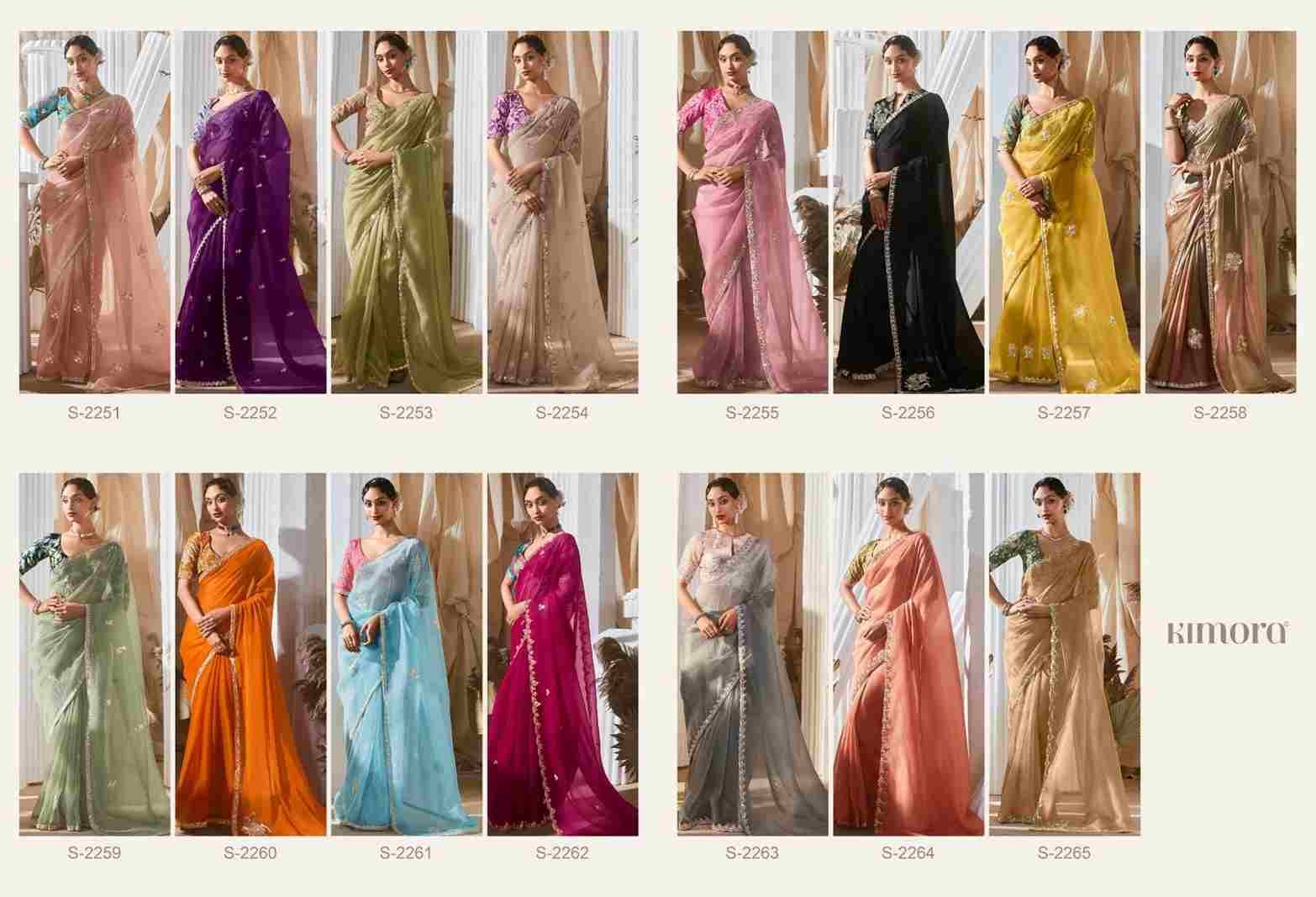 Rangat Vol-3 By Kimora Fashion 2251 To 2265 Series Indian Traditional Wear Collection Beautiful Stylish Fancy Colorful Party Wear & Occasional Wear Fancy Sarees At Wholesale Price