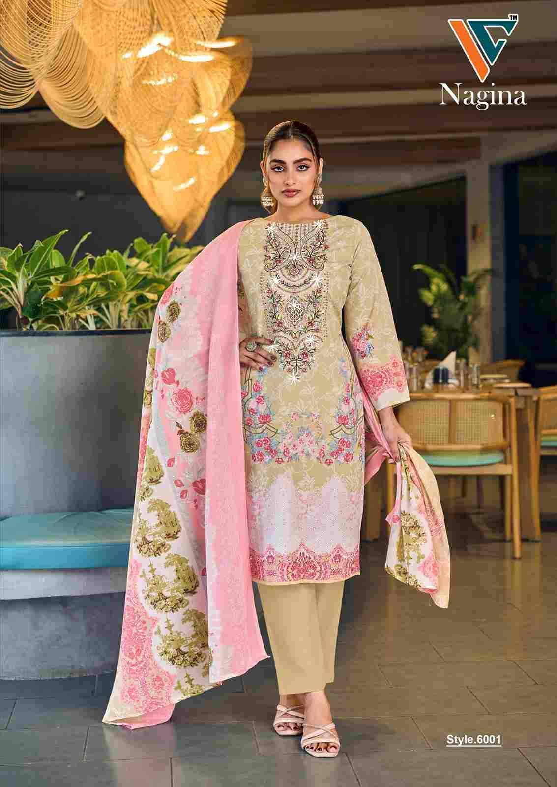 Nagina Vol-6 By Vandana Creation 6001 To 6008 Series Beautiful Festive Suits Stylish Fancy Colorful Casual Wear & Ethnic Wear Cotton Print Dresses At Wholesale Price