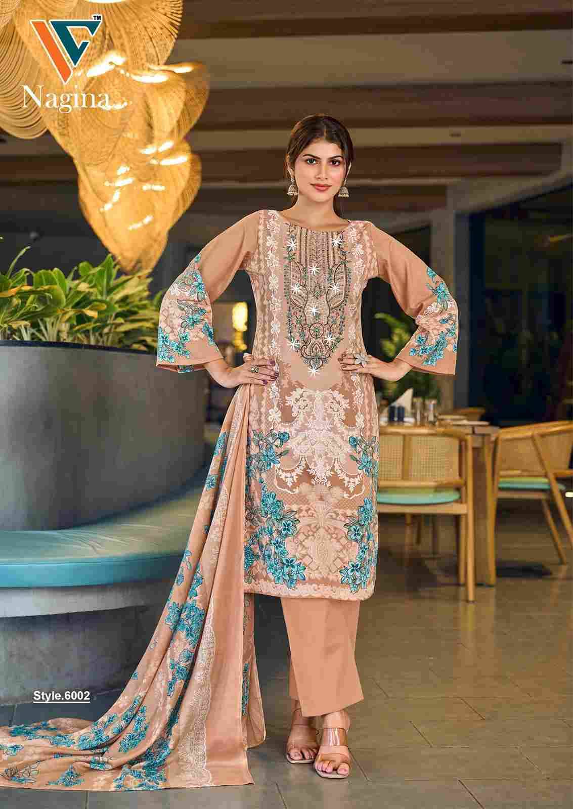 Nagina Vol-6 By Vandana Creation 6001 To 6008 Series Beautiful Festive Suits Stylish Fancy Colorful Casual Wear & Ethnic Wear Cotton Print Dresses At Wholesale Price